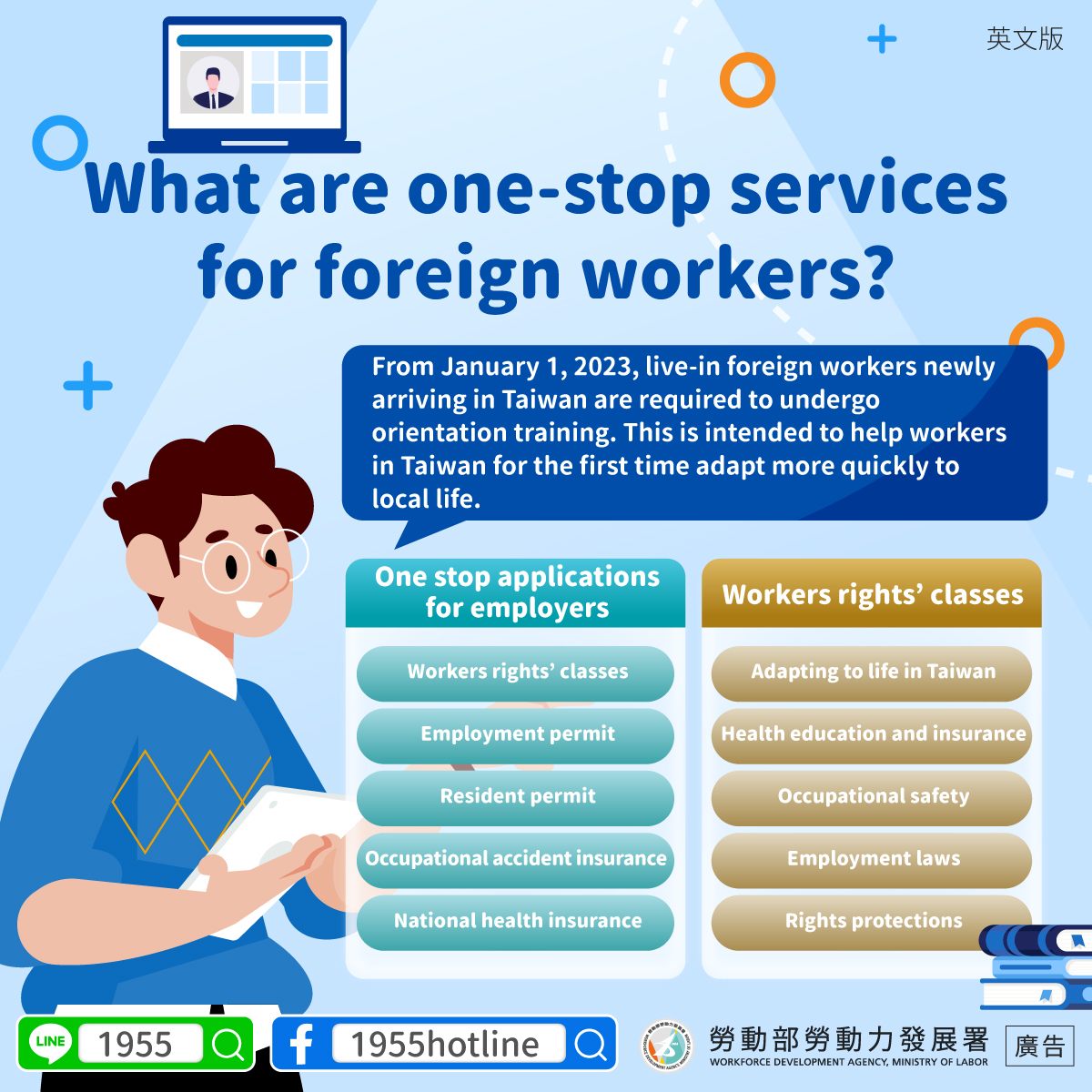 什麼是「移工一站式服務」?-多國語言版的第2張圖片