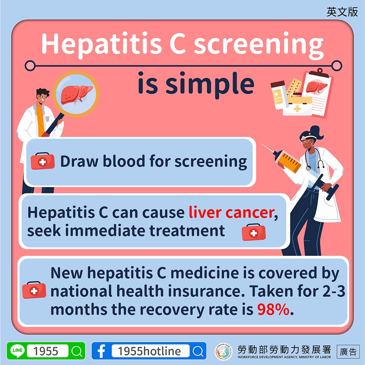 篩C肝 很簡單【C肝篩檢與防治】-多國語言版的第2張圖片